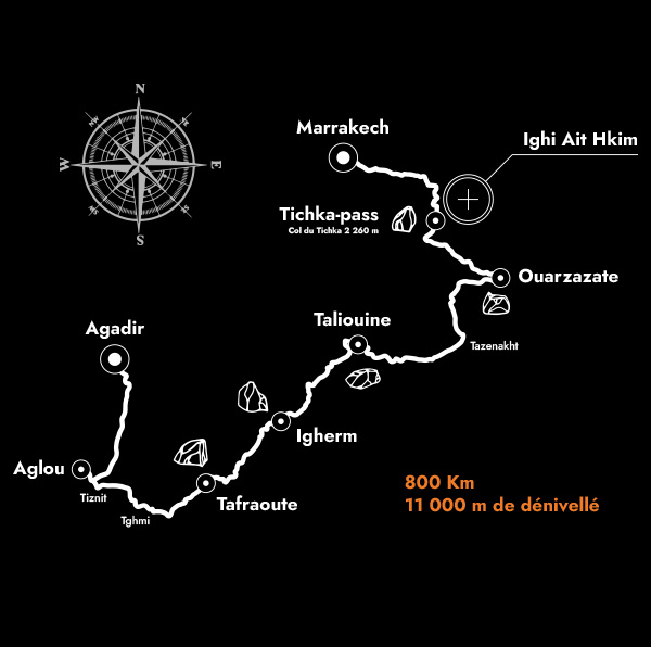 Parcours Azimuths BIKE 2023